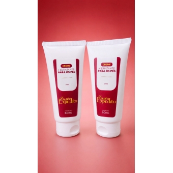 Kit com 02 Creme Hidratante Mãos e Unhas Santo Expedito 30ml