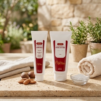 Kit Creme Mãos 30ml e Creme Pés 60ml Santo Expedito
