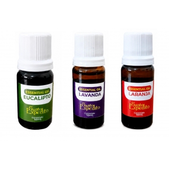 Kit 3 Óleos Essenciais Santo Expedito 10ml