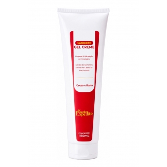 Sabonete Gel Creme Corpo e Rosto Santo Expedito 150ml